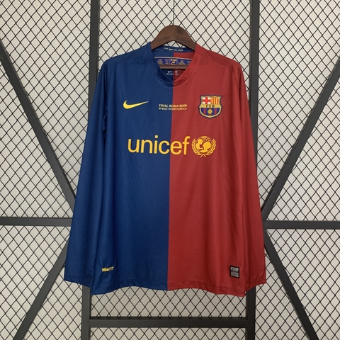 Camisa Retrô Barcelona 2008/09 Home