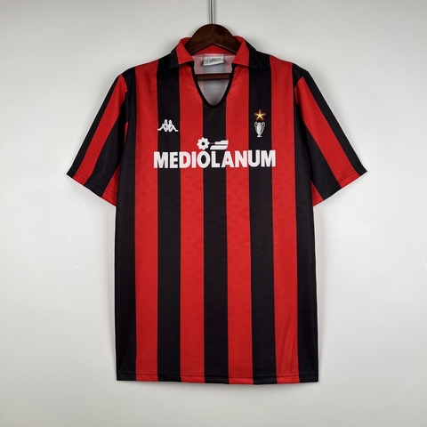 Camisa Retrô Milan 1989/90 Home