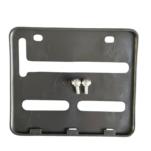Suporte Protetor Placa Moto Mercosul com Parafusos Decorado
