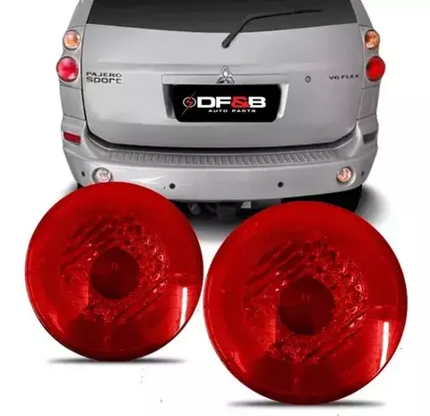 Par Lanterna Traseira Rubi Pajero TR4 Sport L200 2003 a 2006
