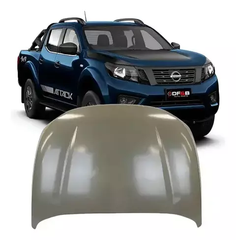 Capô Dianteiro em Aço Com Primer Frontier 2016 a 2025