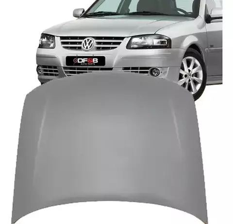 Capô Dianteiro Aço Volkswagen Gol Parati Saveiro G4 Cinza 2006 a 2013