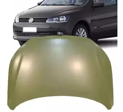 Capô Dianteiro em Aço Gol Voyage Saveiro G6 G7 Cinza Liso 2012 a 2021