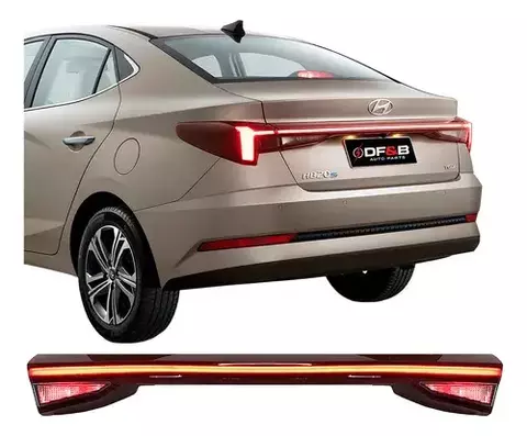 Lanterna Traseira Tampa Porta-Malas LED Hyundai HB20S Sedan 2023 a 2026