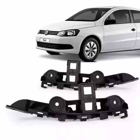 Par Suporte Guia Parachoque Dianteiro Gol Saveiro Voyage G6 2013 a 2016