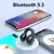 Bluetooth 5.3 fone de ouvido clipe fones tws sem fio fone alta fidelidade estér na internet