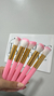 Kit 10 pincéis - Rosa - comprar online