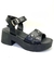Sandalia cómoda con tachas plataforma (07214PV25) - comprar online