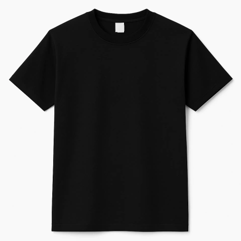Playera Negra Algodón