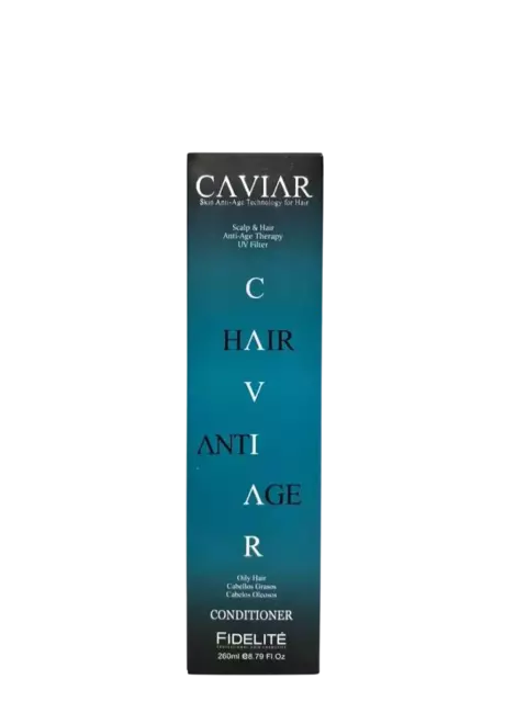 Acondicionador Cabellos Grasos Caviar x 260 ml FIDELITE