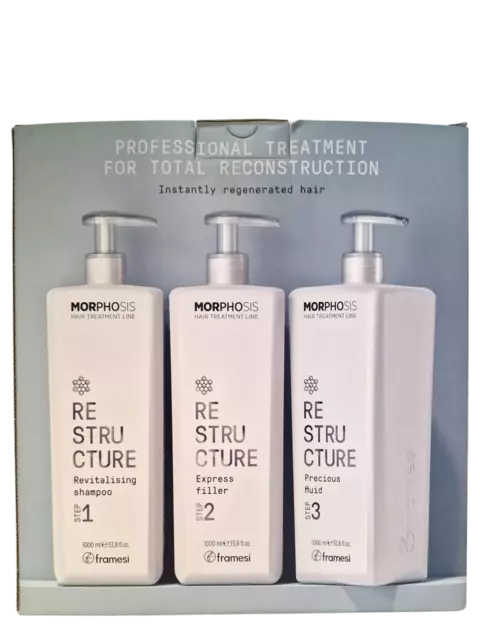 KIT Reestructure x litro 3 pasos MORPHOSIS FRAMESI