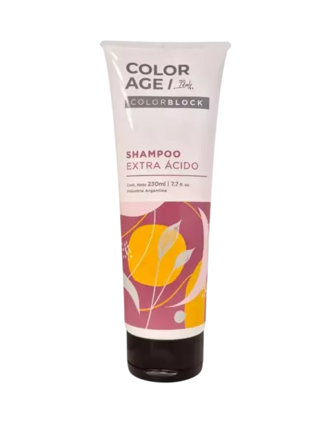 Shampoo Extra Acido Color Block x 230 ml COLOR AGE