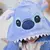 Pijama macacão de flanela Stitch e Angel, roupa de dormir fofa de personagem na internet