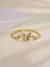 FanSibao 3 pulseiras de borboleta incrustadas de zircão para mulheres joias req - loja online