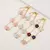 Moda criativa ajustável redonda cinco folhas flor banhado a ouro pulseira de lu - comprar online