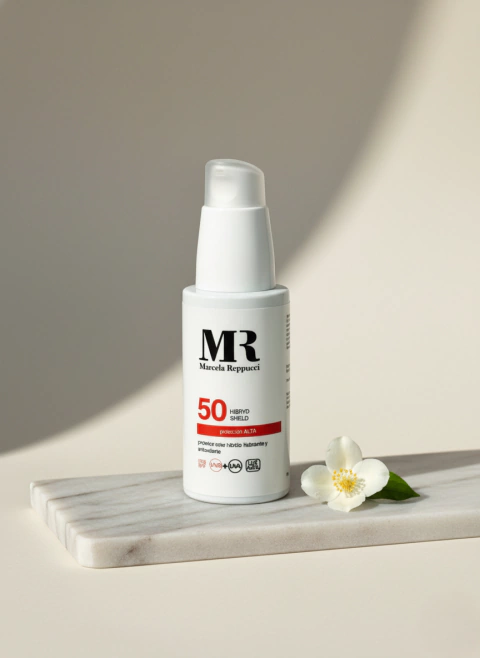 Protector Facial – Pantalla Física FPS 50 - Blanco Resistente al agua - comprar online