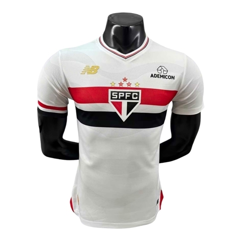 Camisa São Paulo I 25/26 - Jogador New Balance Masculina - Branca