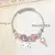 Bonito novo sanrio olá kitty pulseira rosa frisado diamante anime mão ornament - comprar online