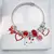 Bonito novo sanrio olá kitty pulseira rosa frisado diamante anime mão ornament - comprar online
