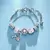 Bonito novo sanrio olá kitty pulseira rosa frisado diamante anime mão ornament