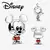 Disney deadpool ponto minnie winnie 925 prata esterlina balançar encantos 925 p - COLMEIA STORE