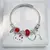 Bonito novo sanrio olá kitty pulseira rosa frisado diamante anime mão ornament na internet