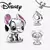 Imagem do Disney deadpool ponto minnie winnie 925 prata esterlina balançar encantos 925 p