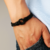 pulseira masculina preta string black classiatti