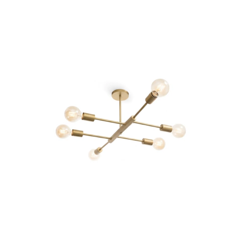PLAFON JAZZ ALUMINIO 6X E27 COBRE - ITAMONTE - comprar online
