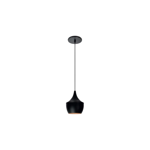 PENDENTE TOKIO 3908 1X E27 PRETO/COBRE - OPL - comprar online