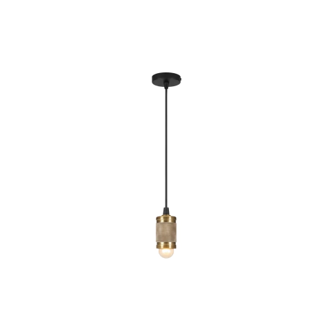 PENDENTE UNO VINTAGE ALUMINIO 1X E27 DOURADO - OPL - comprar online