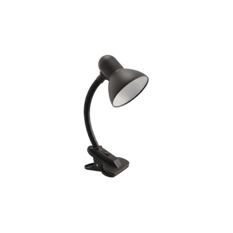 LUMINÁRIA DE MESA VIKING "P" COM GARRA 1X E27 PRETA ARTICULÁVEL - STARTEC - comprar online