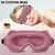Máscara de dormir 3d bloquear luz macia acolchoada máscara de sono para olhos - comprar online