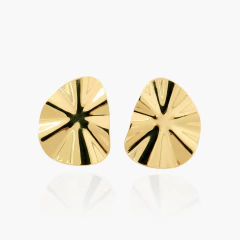 Brinco Martelado - Banhado a Ouro 18k - comprar online