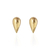 Brinco Gota Liso - Banhado a Ouro18k