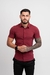 CAMISA COLARINHO ITALIANO VINHO
