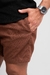 SHORT NO LINHO MARROM