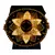 Imagen de Sombrero De Charro Flor Delux Dorado