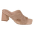Tamanco Bebecê Strass Salto Alto T6069-722 Bege - comprar online