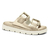 Tamanco Casual Comfortflex Birken Plataforma Fivelas Metalizado Floter Ouro 2446402