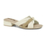 Tamanco de Salto Bloco Feminino Comfortflex Creme 2455402