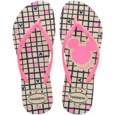 Chinelo Havaianas Slim Disney Minnie Buttercream 21122024