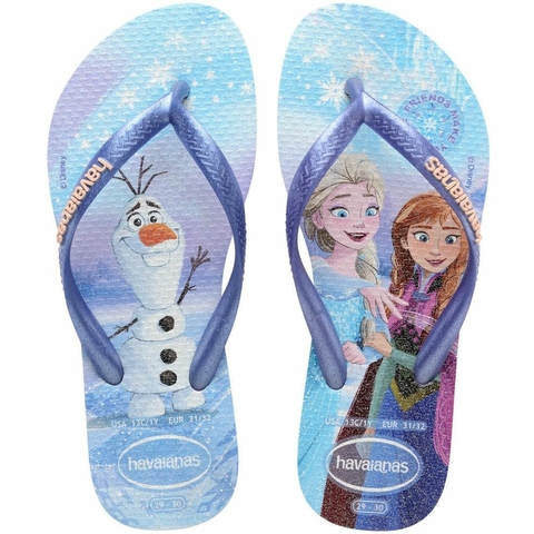 Chinelo Havaianas Kids Slim Frozen 25122024