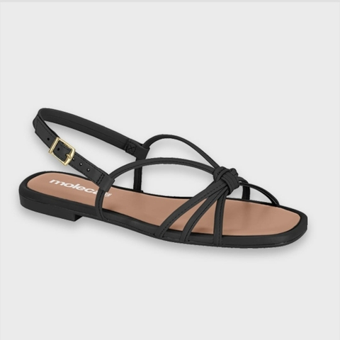 Sandália Feminina Rasteira Moleca 76227 / 46883 / 15758