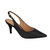Scarpin Preto SLINGBACK Salto Fino