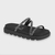 Papete Vizzano Preto com Aplique em Cristal 29043.99370