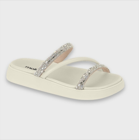 Papete Moleca Branco off BCristal Aurora Boreal 28486.99076