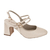 Sandalia Scarpin Bebecê Fecho Fivela Salto Bloco T6510-161