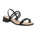Sandália Dakota Mirai de Salto Bloco Preta Y8051 - comprar online