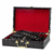 KIT MALETA SADO LUXO PRETO COM VERMELHO